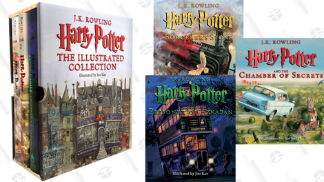 Harry Potter: The Illustrated Collection (Books 1-3 Boxed Set) | $52 | Amazon | Promo code NOVBOOK18